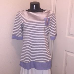 Tommy Hilfiger Boat Neckline Blouse